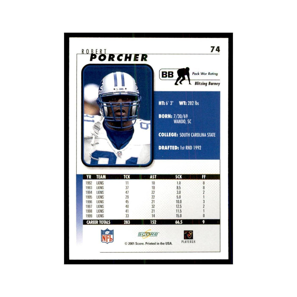 Robert Porcher 2001 Score #74