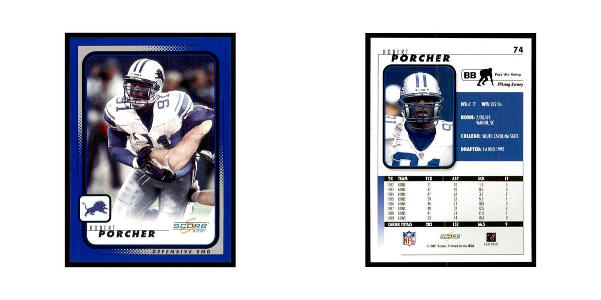 Robert Porcher 2001 Score #74