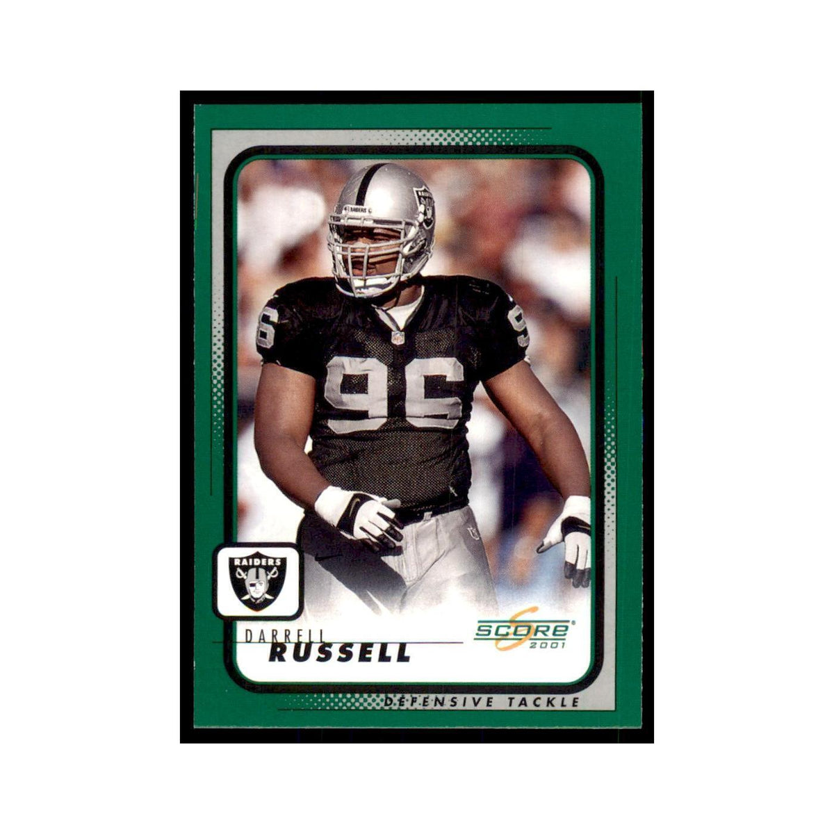 Darrell Russell 2001 Score #151 Football Cards Football Card NM