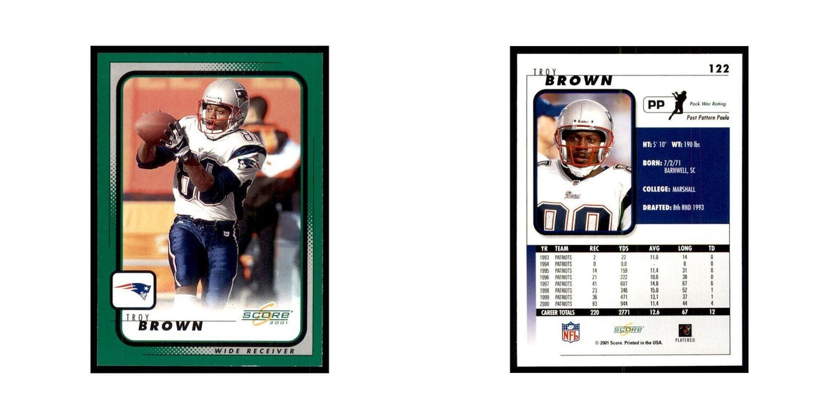 Troy Brown 2001 Score #122 NM