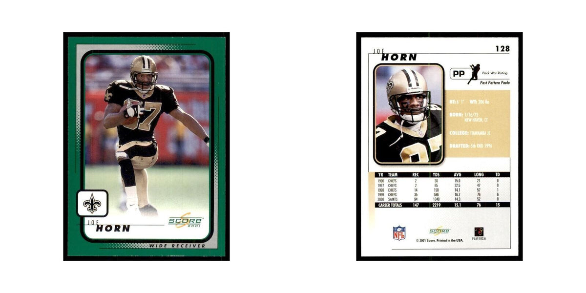 Joe Horn 2001 Score #128 Football Card NM