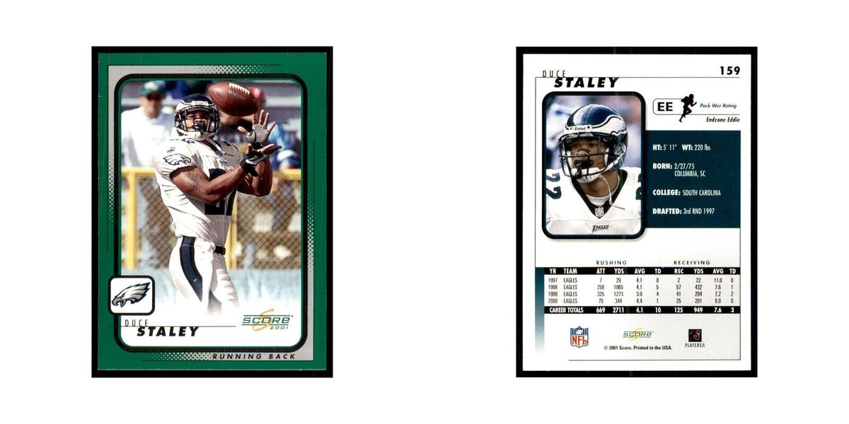Duce Staley 2001 Score #159 Football Card NM