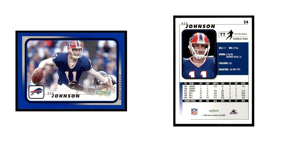 Rob Johnson 2001 Score #24 NM