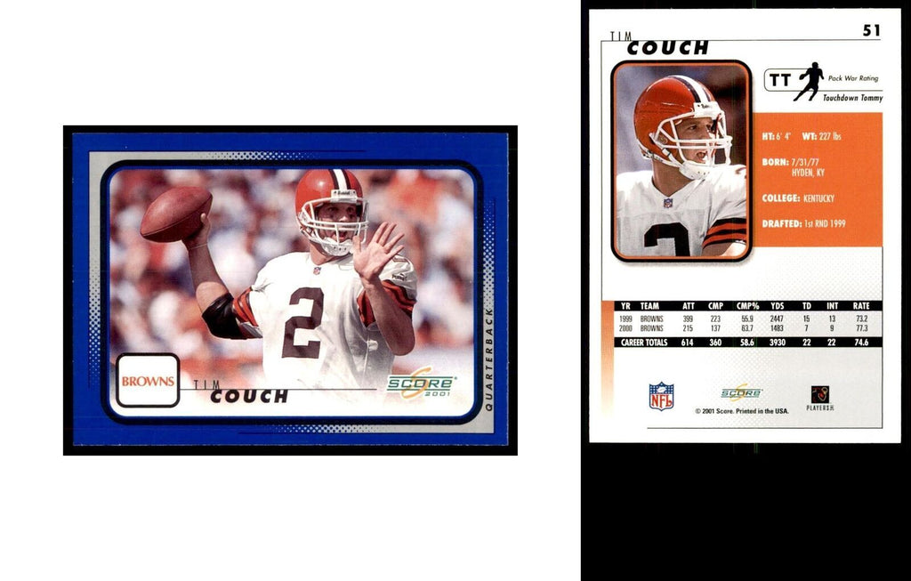 Tim Couch 2001 Score #51 NM