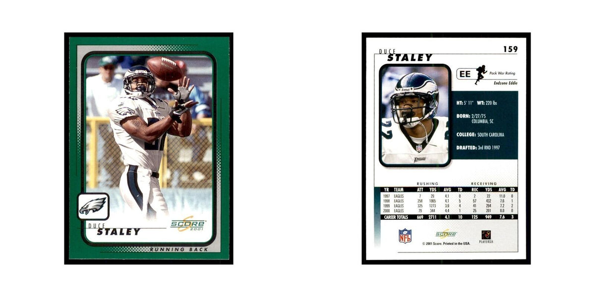 Duce Staley 2001 Score #159 Football Card NM