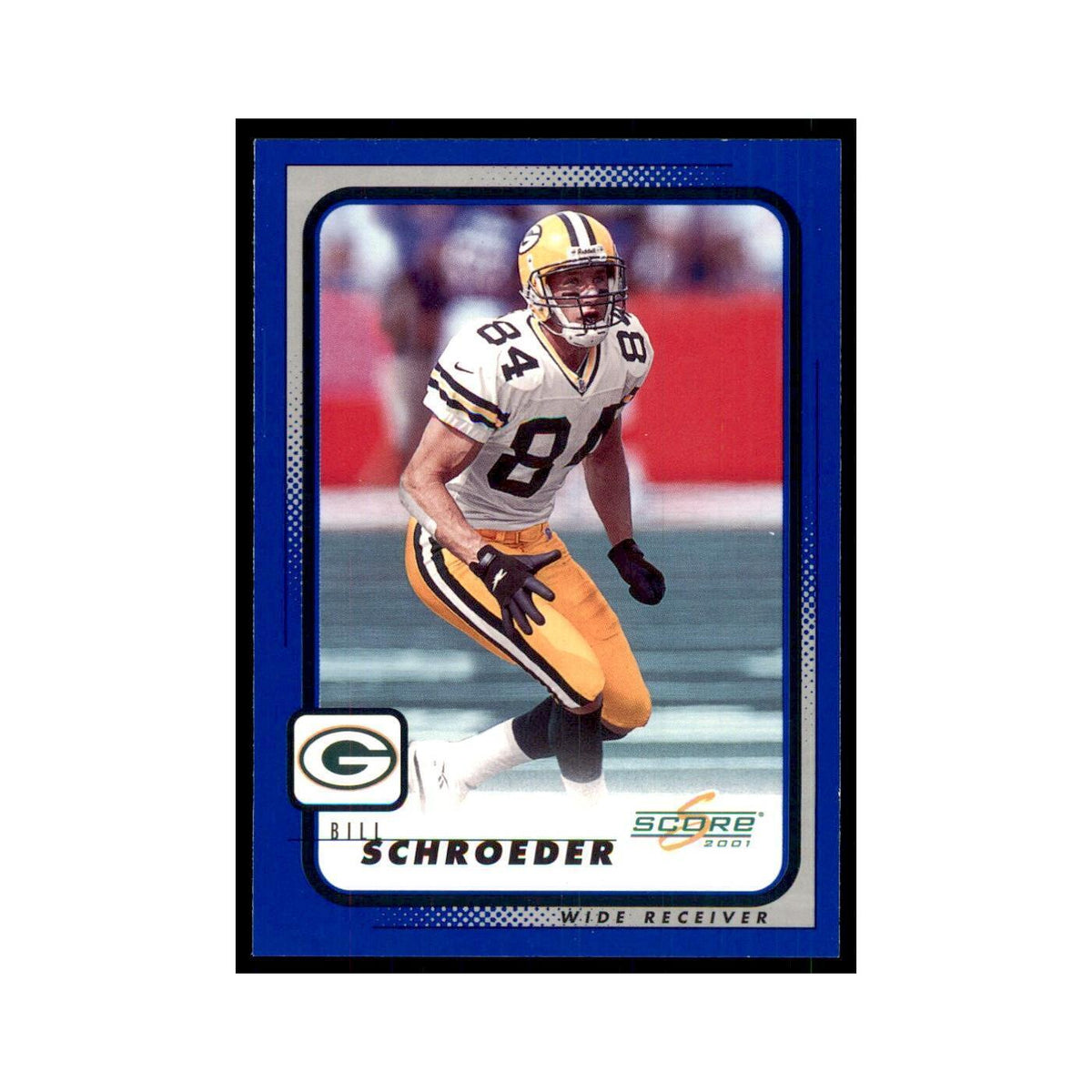 Bill Schroeder 2001 Score #78 Football Card NM