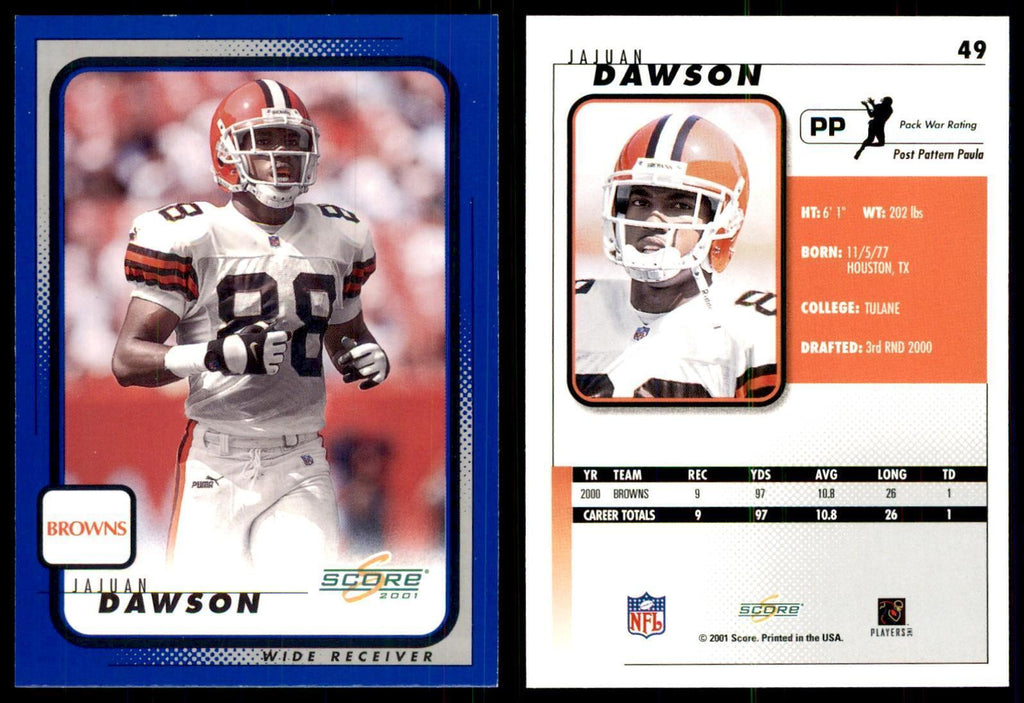 JaJuan Dawson 2001 Score #49 Football Card NM