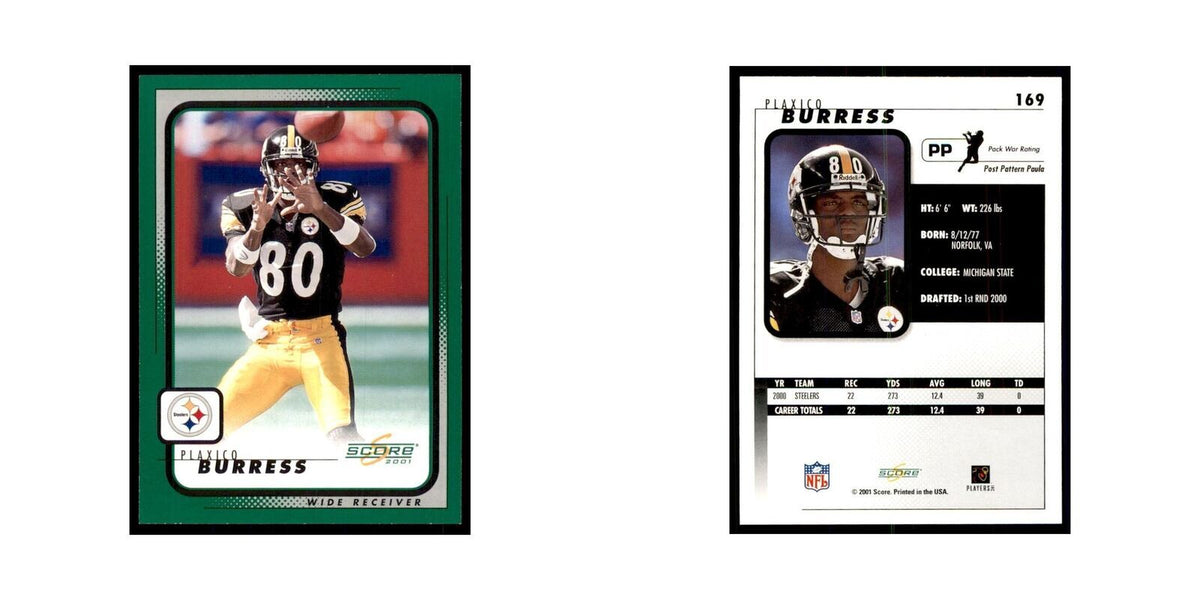 Plaxico Burress 2001 Score #169 Football Card NM