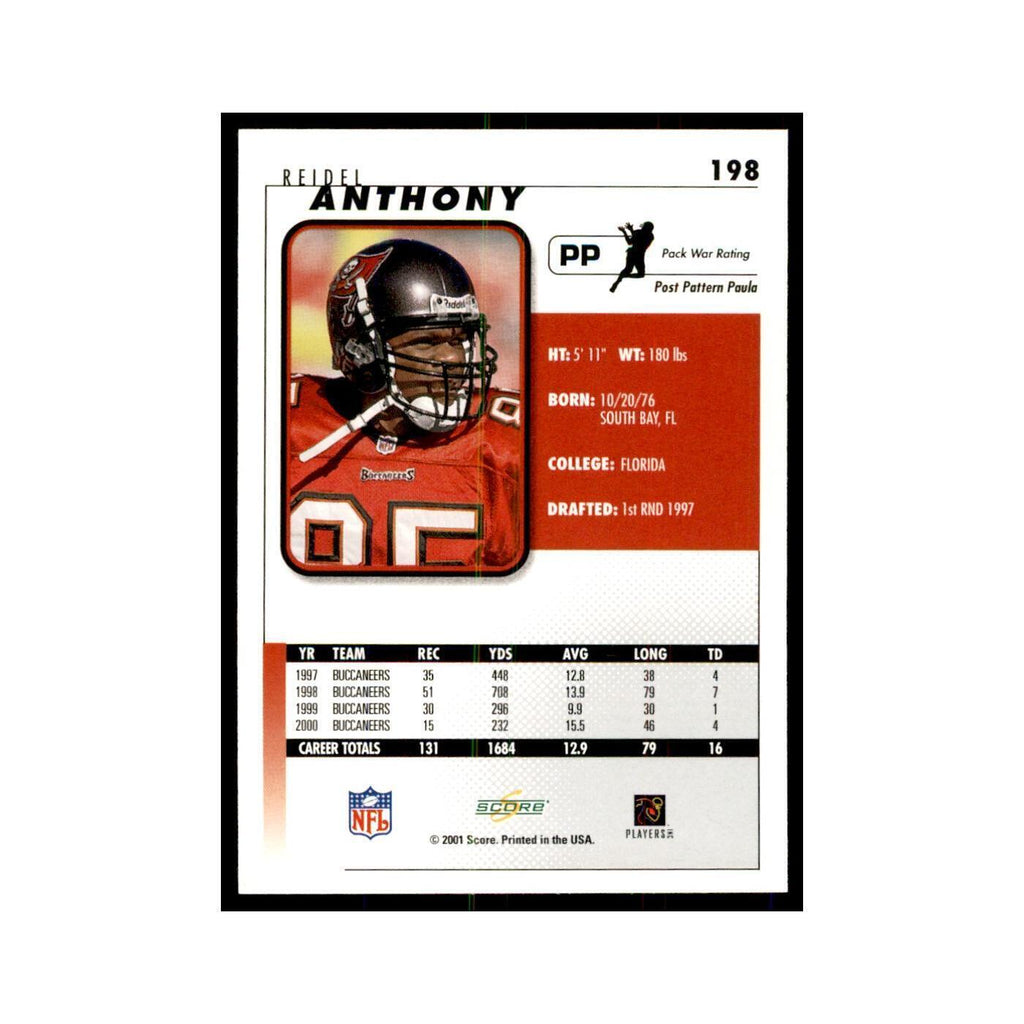 Reidel Anthony 2001 Score #198 NM