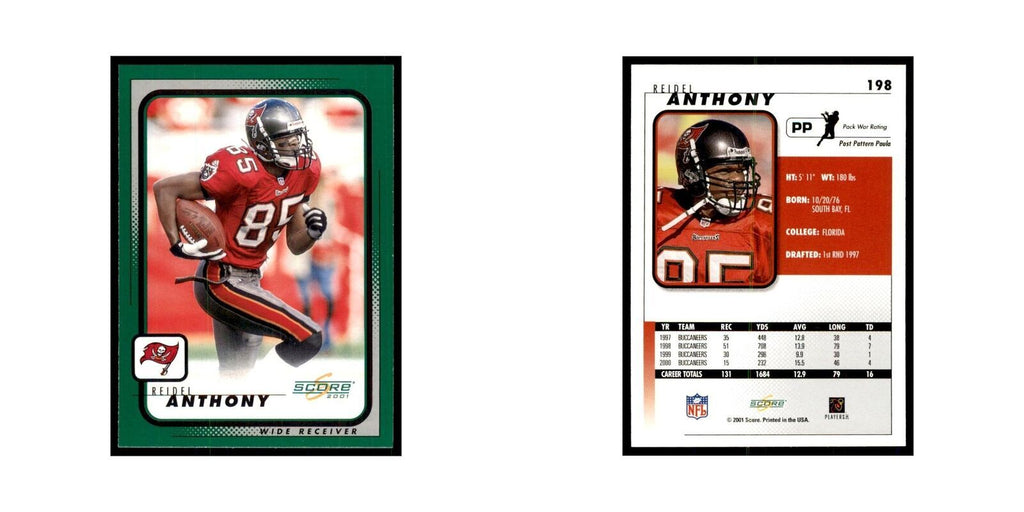 Reidel Anthony 2001 Score #198 NM