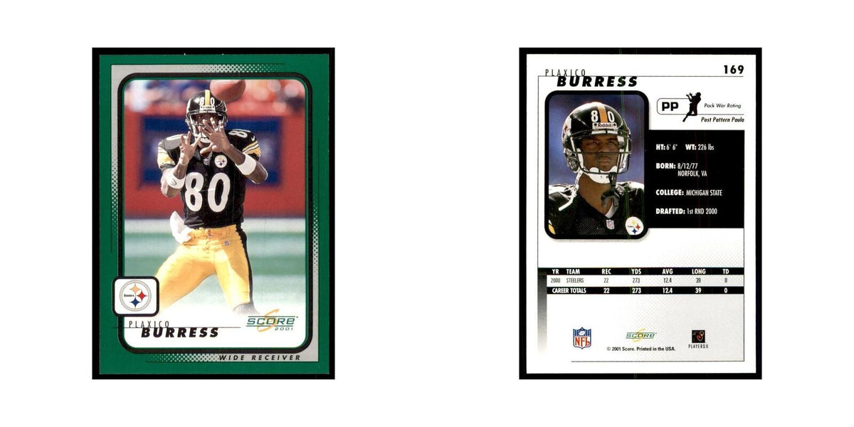 Plaxico Burress 2001 Score #169 Football Card NM