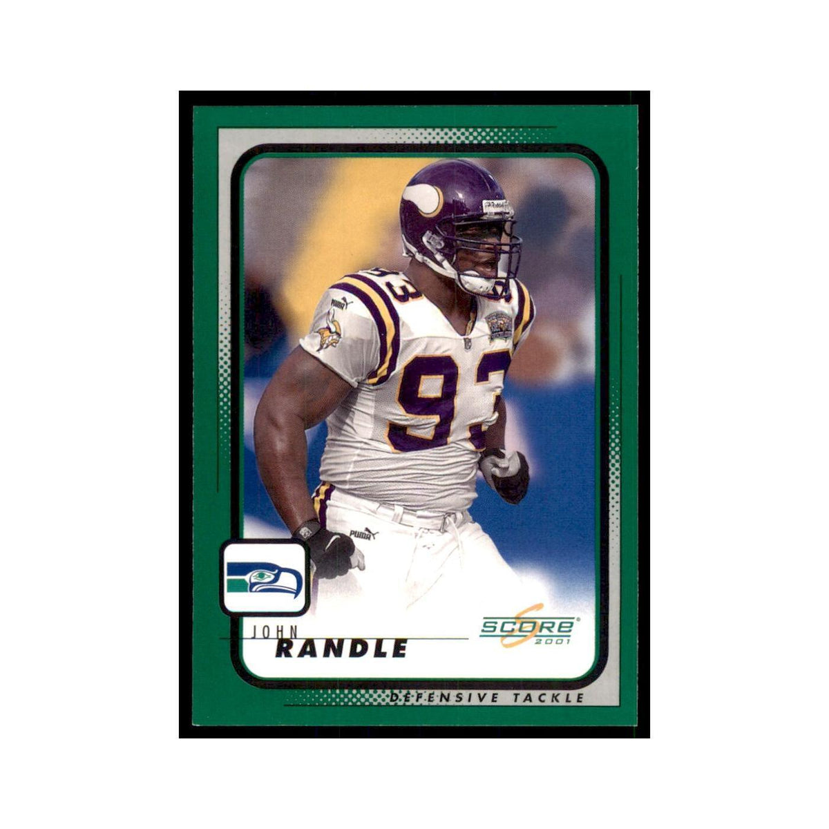 John Randle 2001 Score #186 Football Card NM