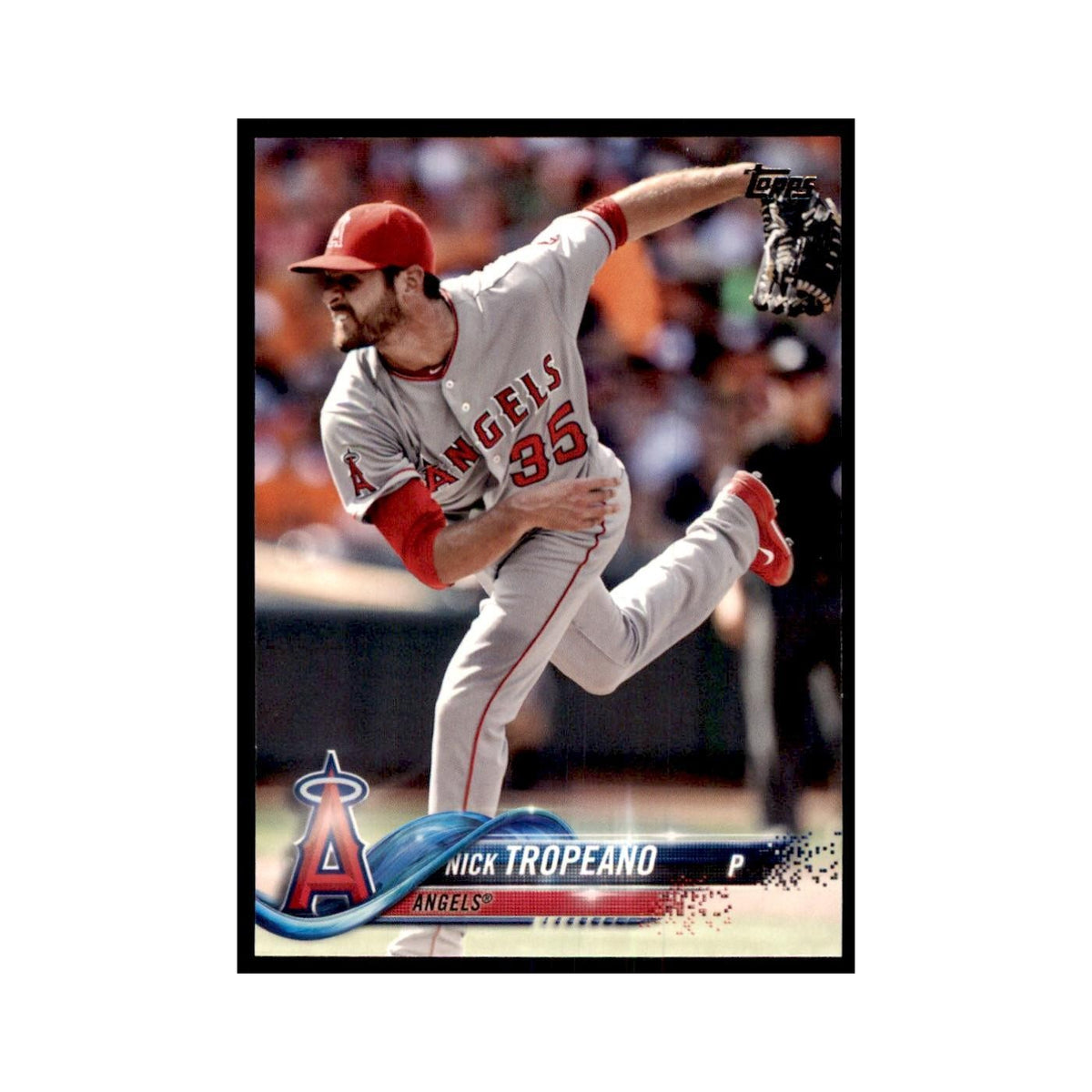 Nick Tropeano 2018 Topps #372 Los Angeles Angels Baseball Card NM