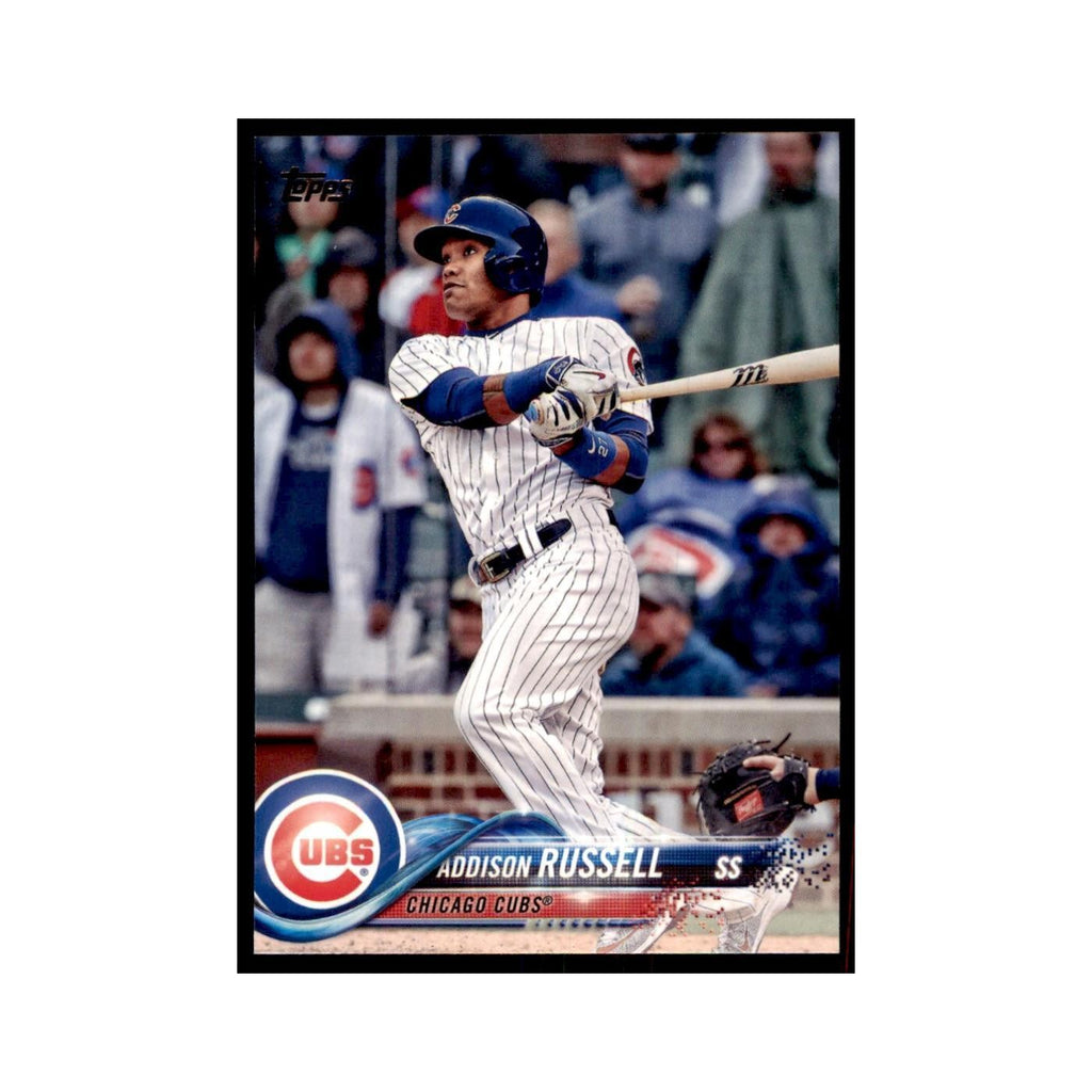 Addison Russell 2018 Topps #384 Chicago Cubs Baseball Card NM