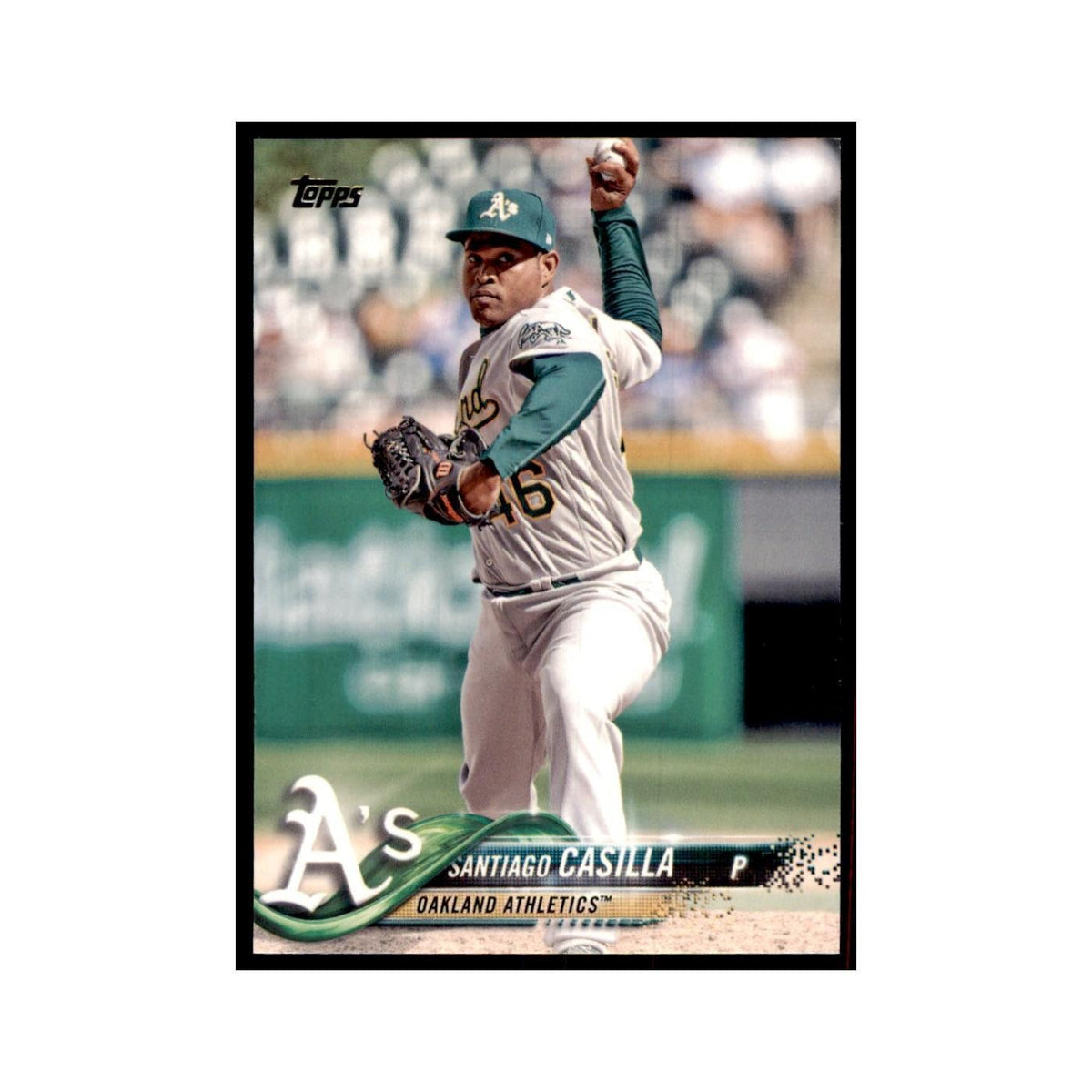 Santiago Casilla 2018 Topps #509 Oakland Athletics Baseball Card NM