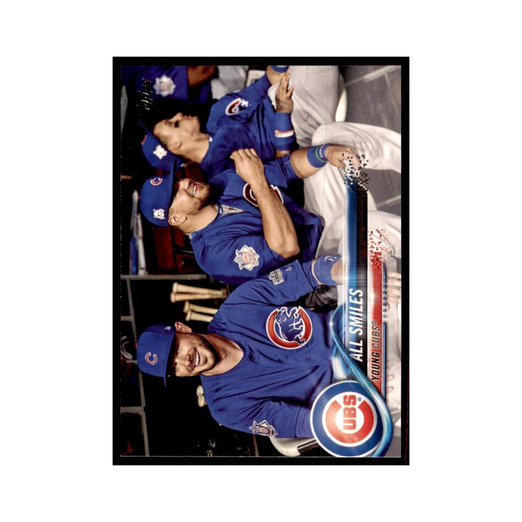 All Smiles (Kris Bryant Kyle Schwarber Javier Baez) 2018 Topps #529 Cubs NM
