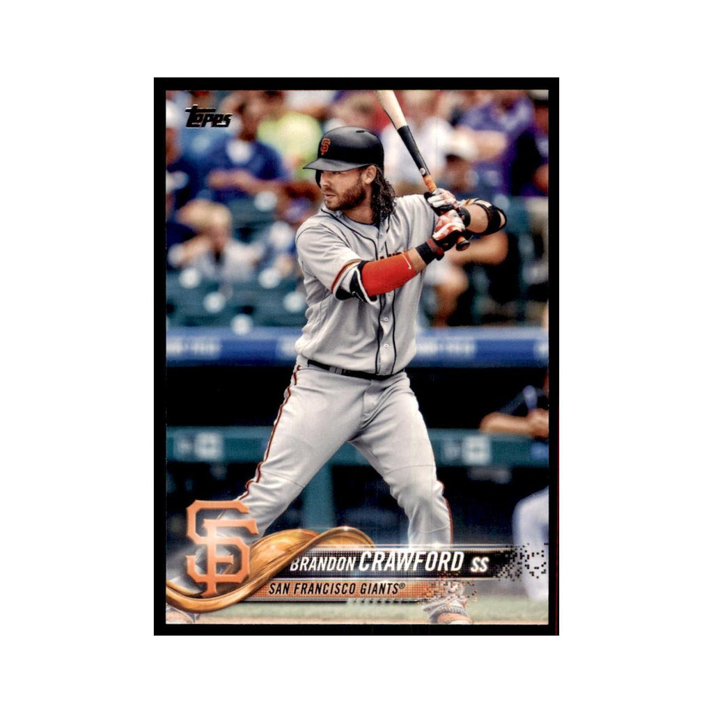 Brandon Crawford 2018 Topps #585 San Francisco Giants Baseball Card NM