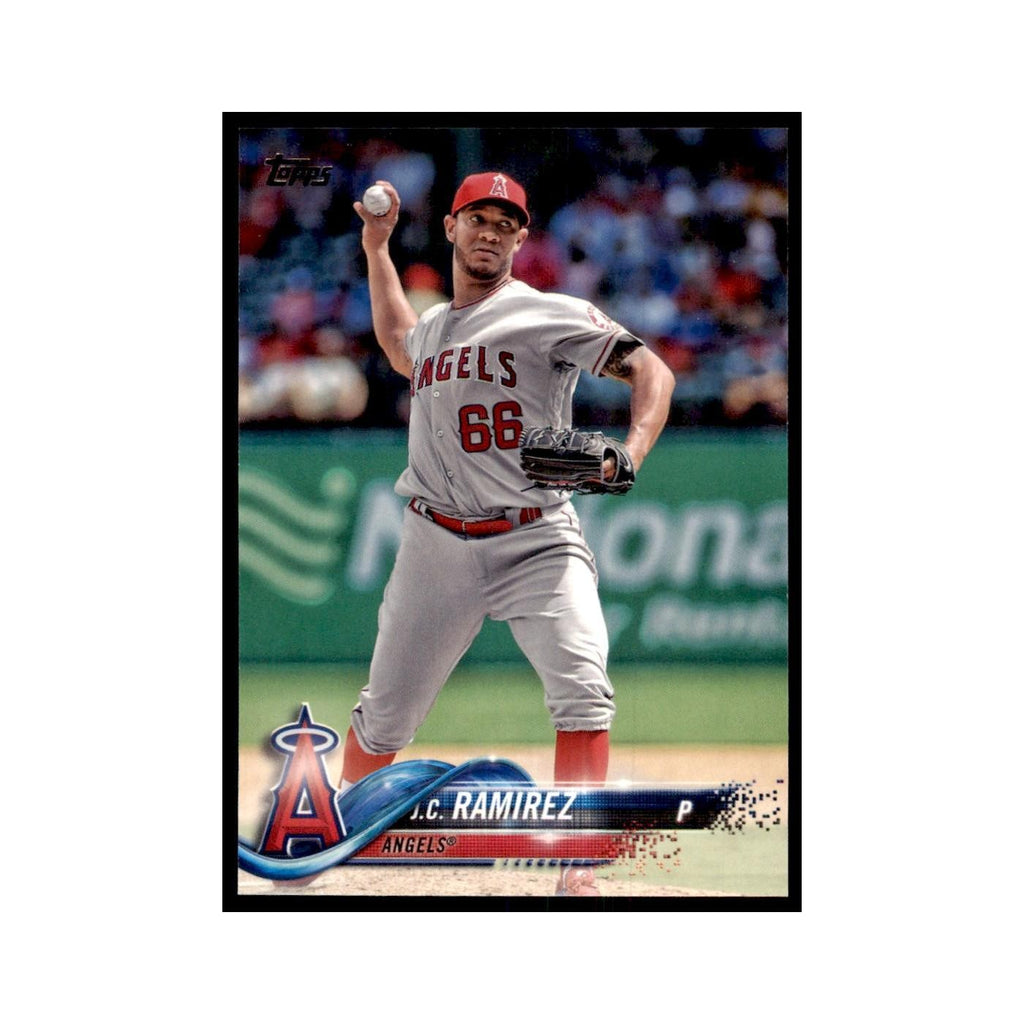 J.C. Ramirez 2018 Topps #586 Los Angeles Angels Baseball Card NM