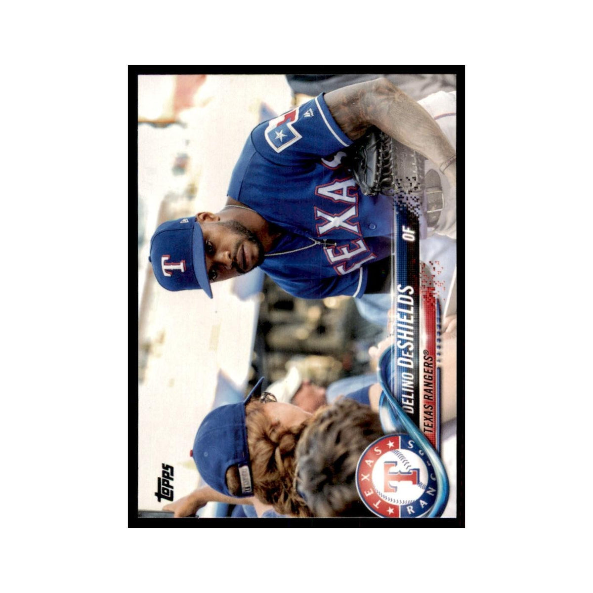 Delino DeShields 2018 Topps #482 Texas Rangers Baseball Card NM