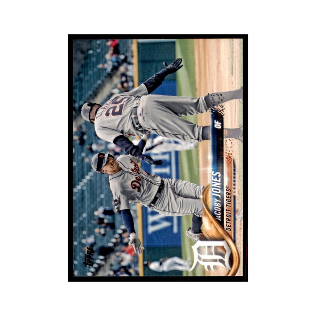 JaCoby Jones 2018 Topps #383 Detroit Tigers Baseball Card NM