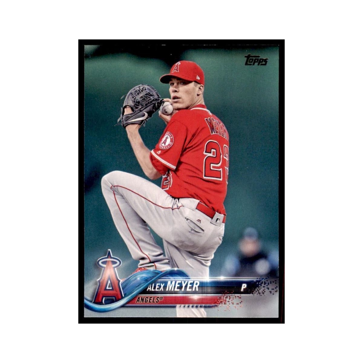 Alex Meyer 2018 Topps #548 Los Angeles Angels Baseball Card NM