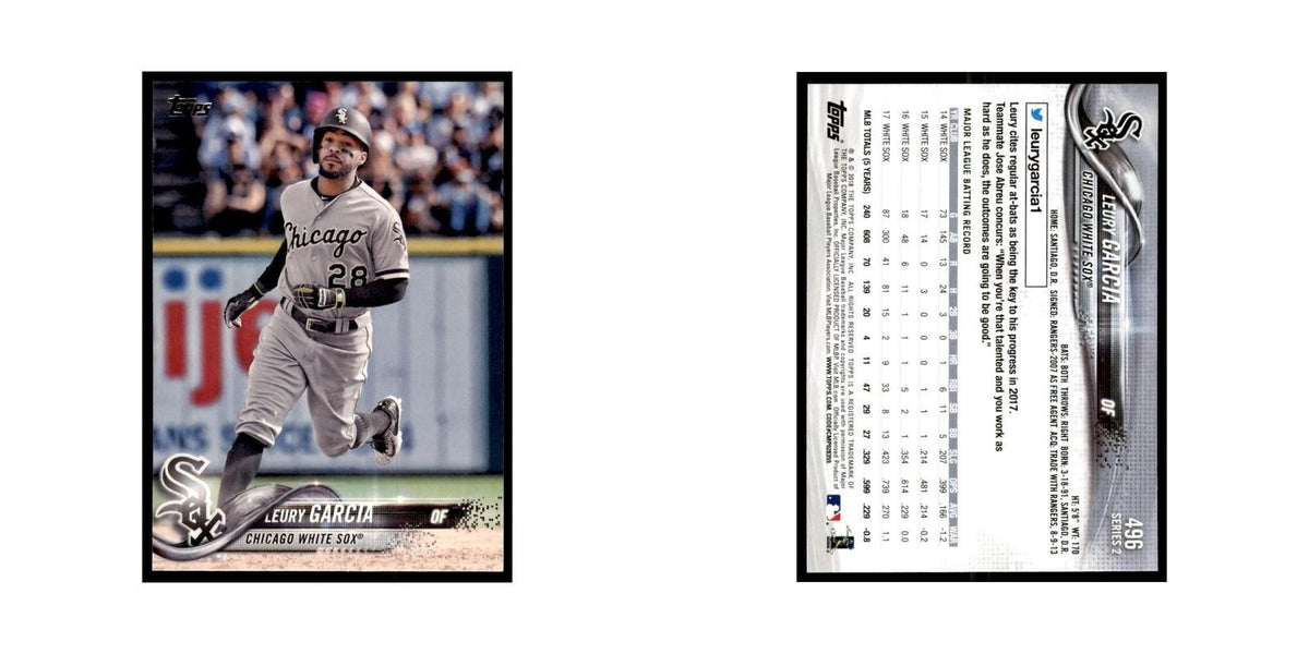Leury Garcia 2018 Topps #496 Chicago White Sox Baseball Card NM