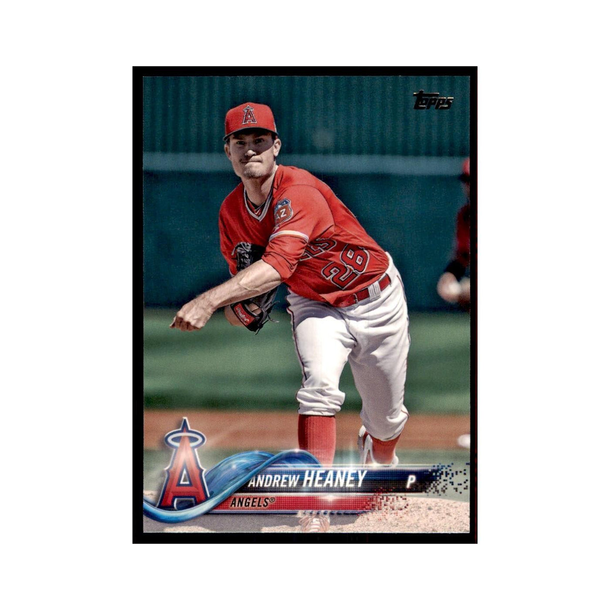 Andrew Heaney 2018 Topps #491 Los Angeles Angels Baseball Card NM