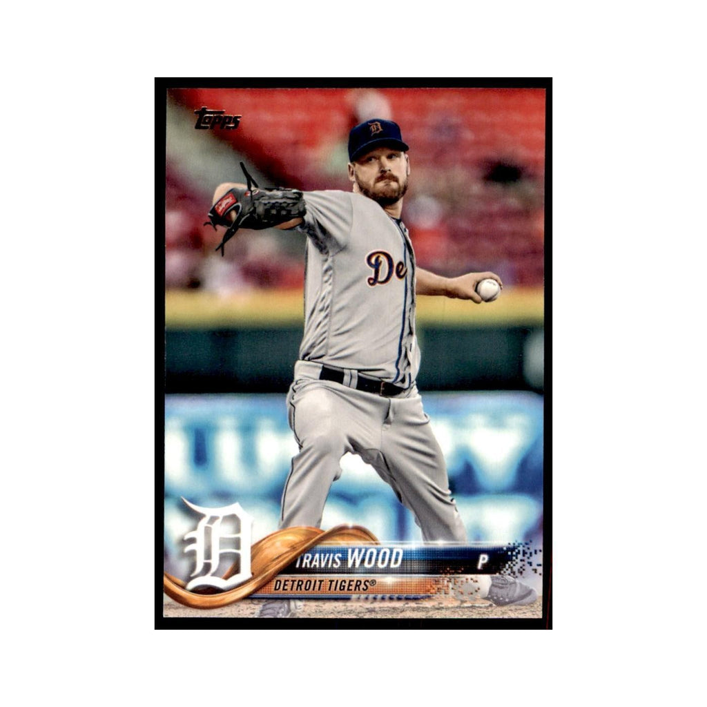 Travis Wood 2018 Topps #547 Detroit Tigers Baseball Card NM