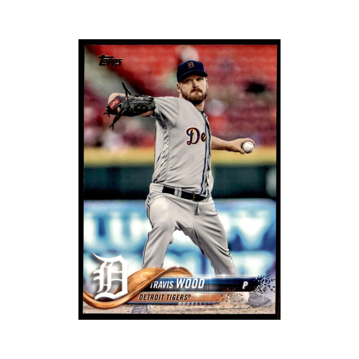 Travis Wood 2018 Topps #547 Detroit Tigers Baseball Card NM