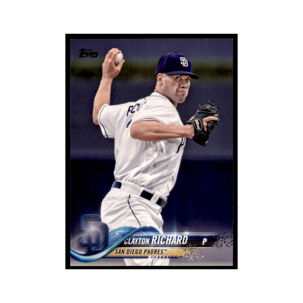 Clayton Richard 2018 Topps #501 San Diego Padres Baseball Card NM
