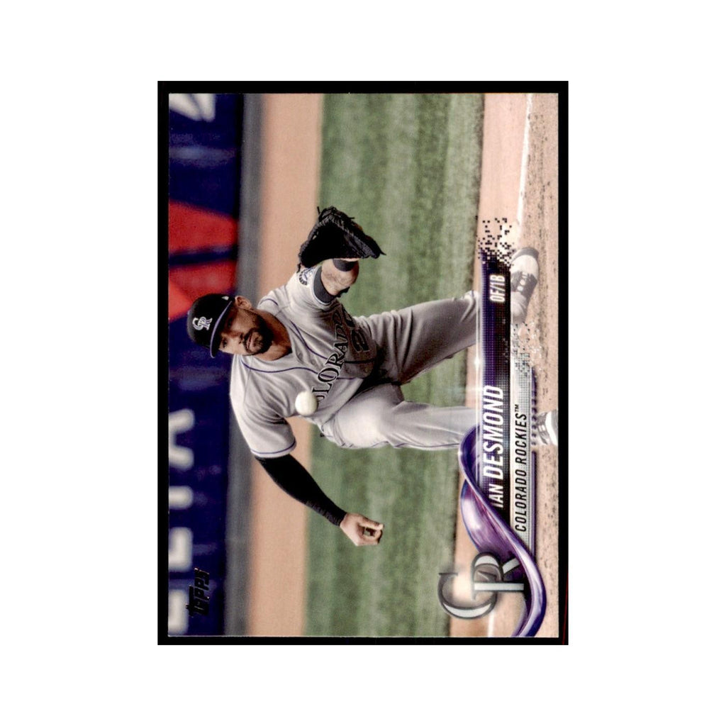 Ian Desmond 2018 Topps #559 Colorado Rockies Baseball Card NM