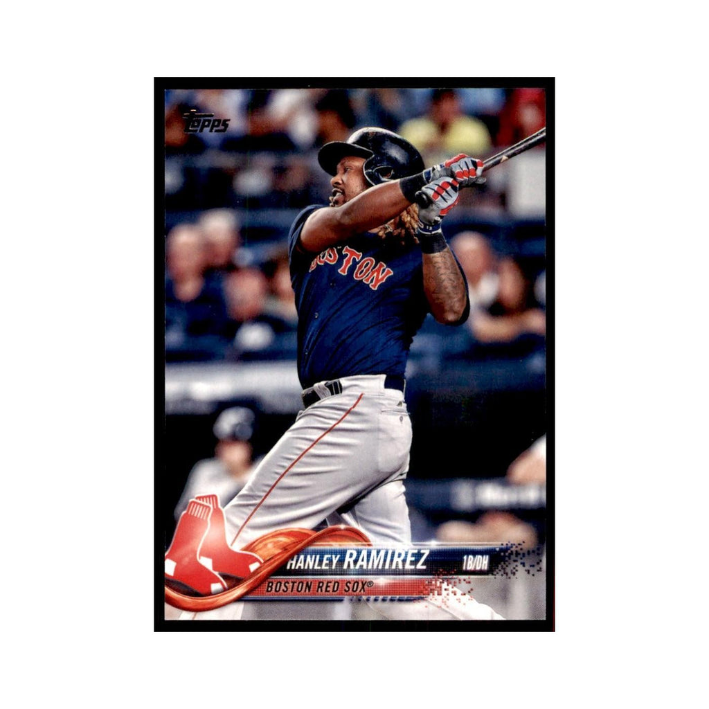 Hanley Ramirez 2018 Topps #457 Boston Red Sox Baseball Card NM