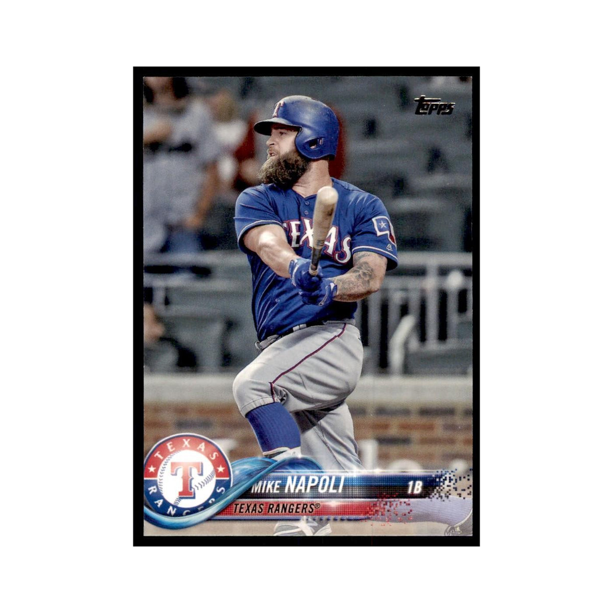 Mike Napoli 2018 Topps #512 Texas Rangers Baseball Card NM
