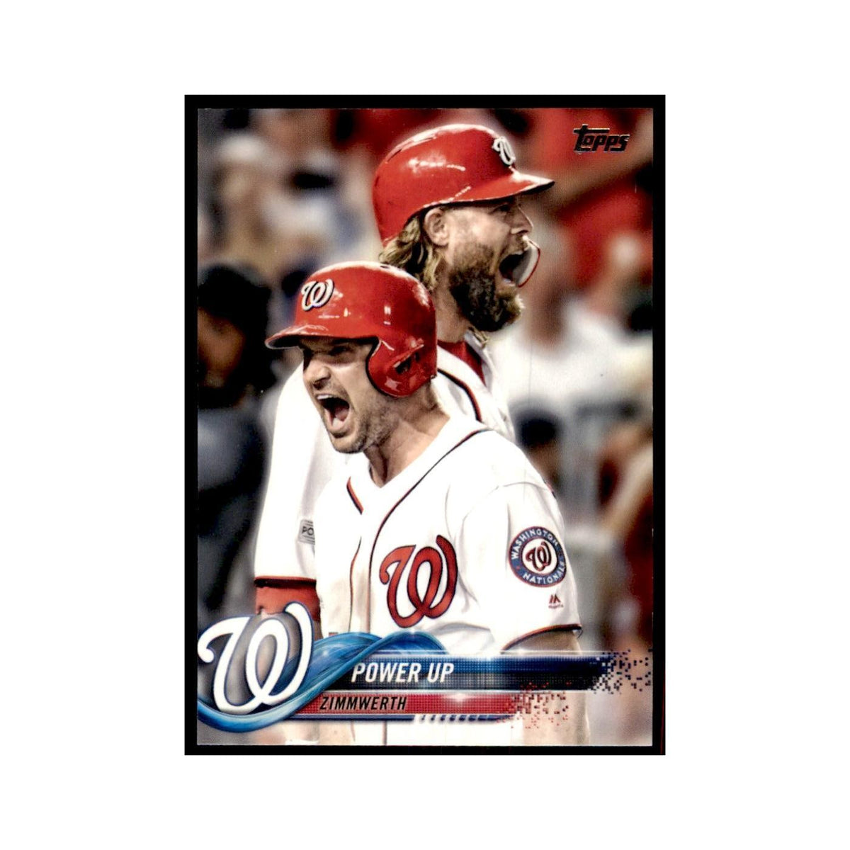 Power Up (Ryan Zimmerman Jayson Werth) 2018 Topps #379 Washington Nationals NM