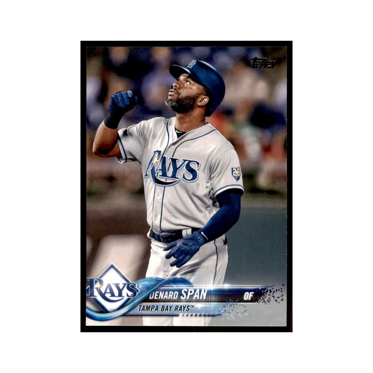Denard Span 2018 Topps #553 Tampa Bay Rays Baseball Card NM