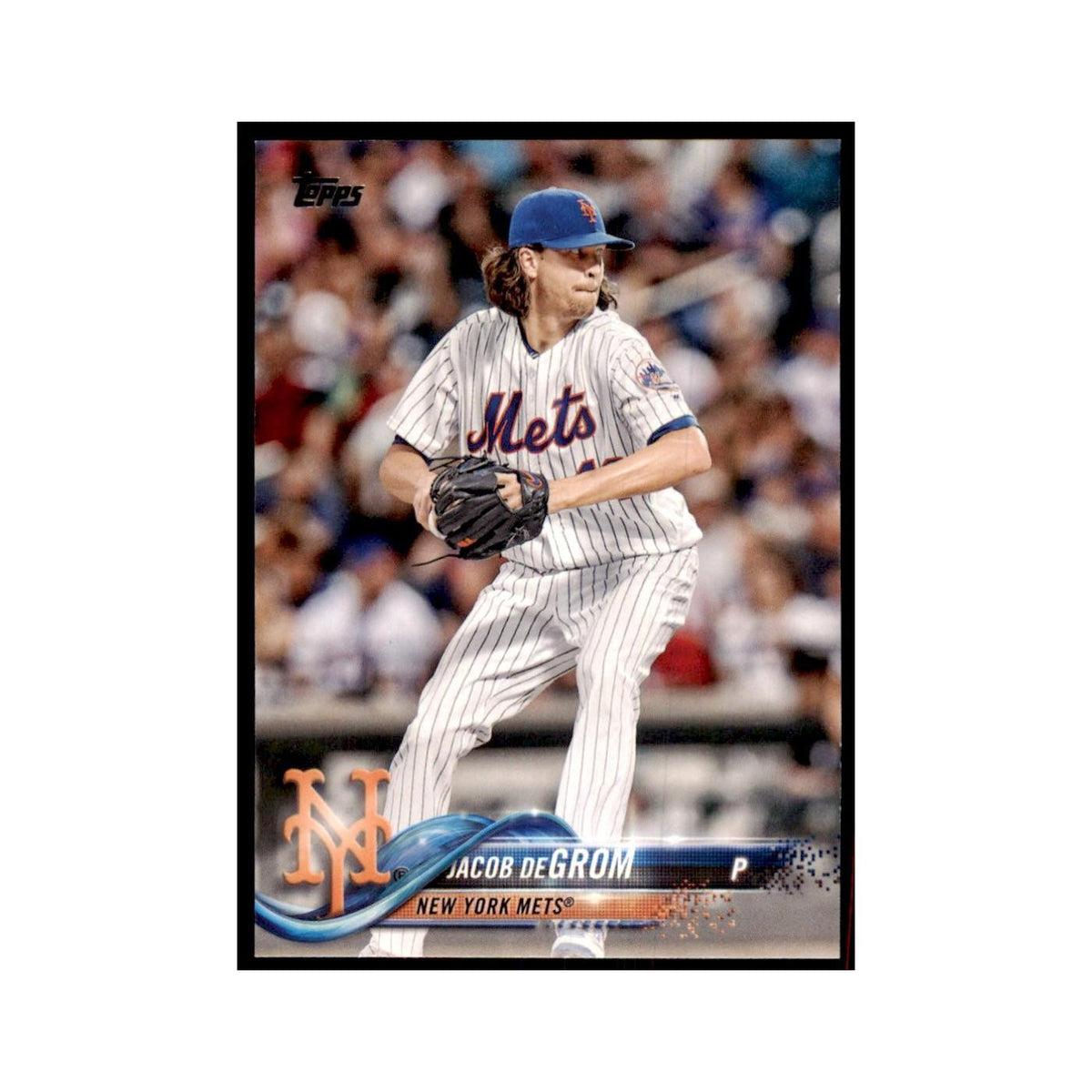 Jacob deGrom 2018 Topps #555 New York Mets Baseball Card NM