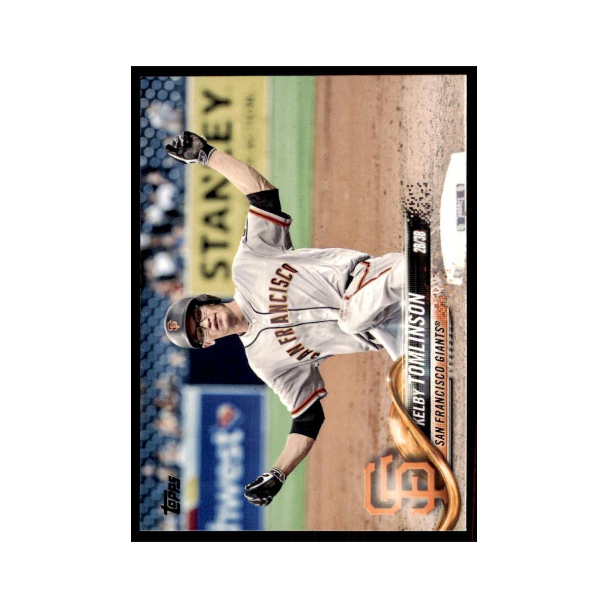 Kelby Tomlinson 2018 Topps #380 San Francisco Giants Baseball Card NM