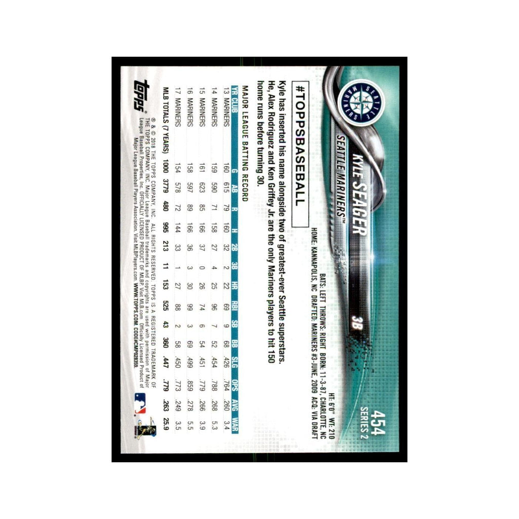 Kyle Seager 2018 Topps #454 Seattle Mariners Baseball Card NM