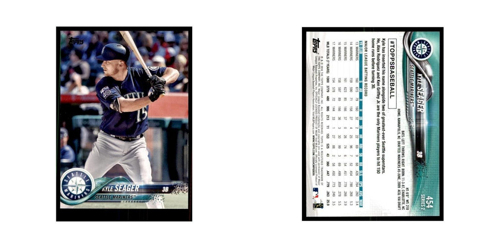 Kyle Seager 2018 Topps #454 Seattle Mariners Baseball Card NM
