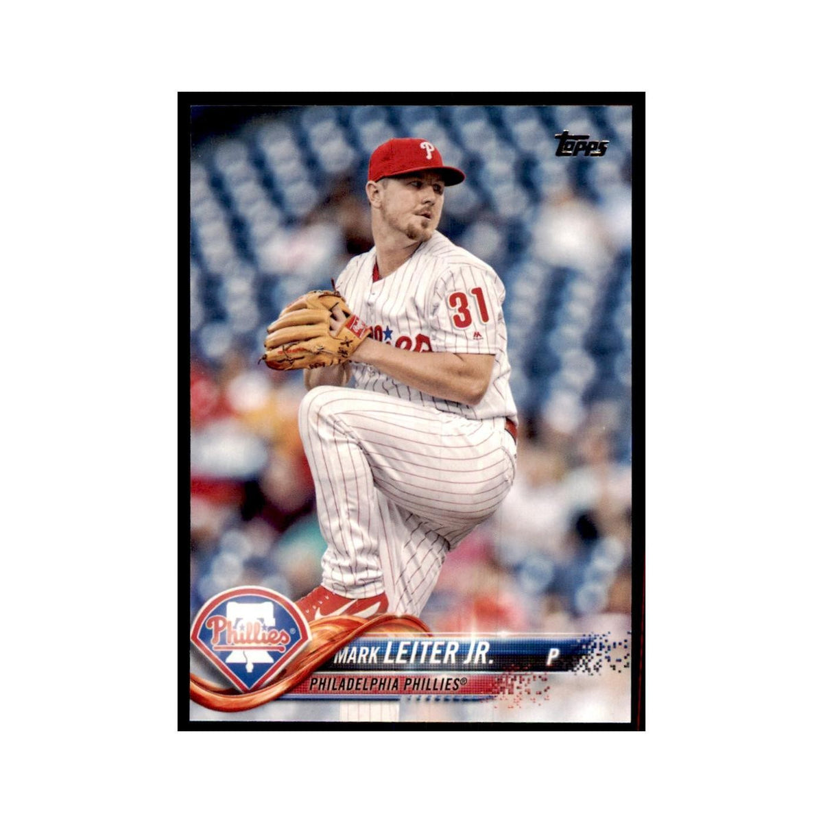 Mark Leiter Jr. 2018 Topps #573 Philadelphia Phillies Baseball Card NM