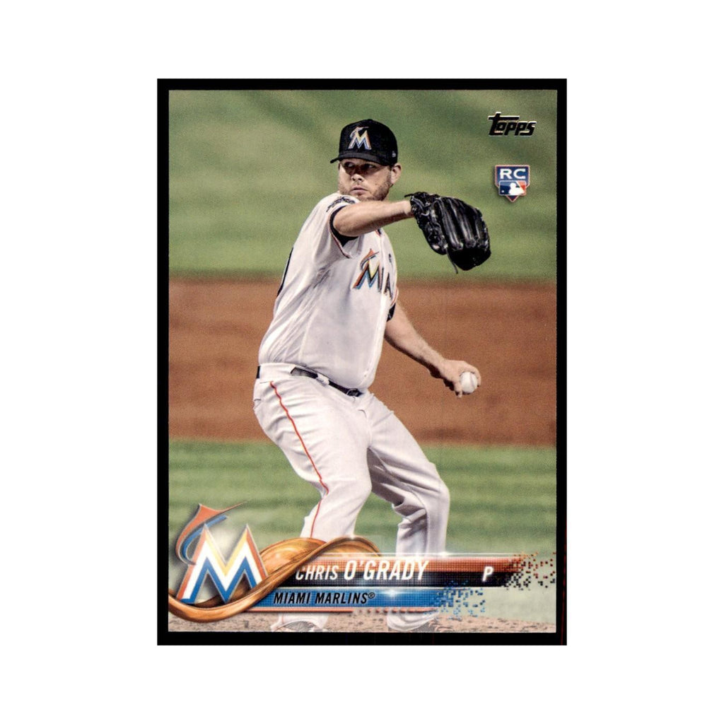 Chris O'Grady Rookie 2018 Topps #531 Miami Marlins Baseball Card NM