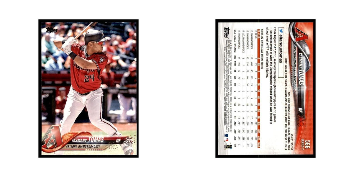 Yasmany Tomas 2018 Topps #566 Arizona Diamondbacks Baseball Card NM