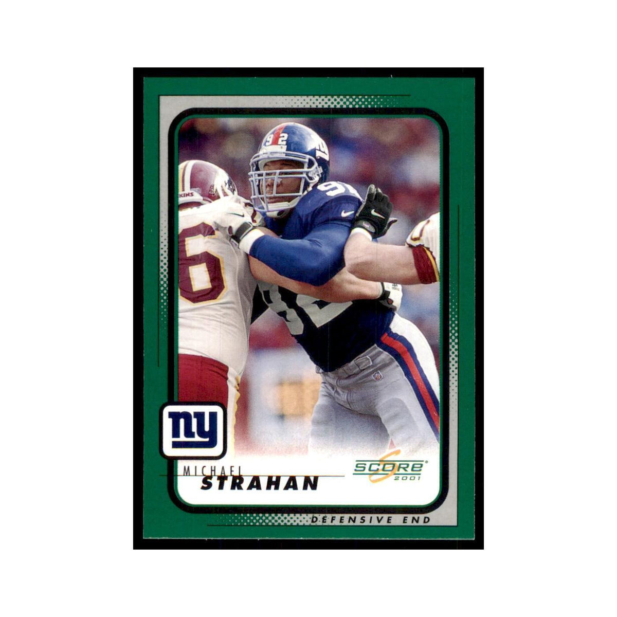 Michael Strahan 2001 Score #138 Football Card NM