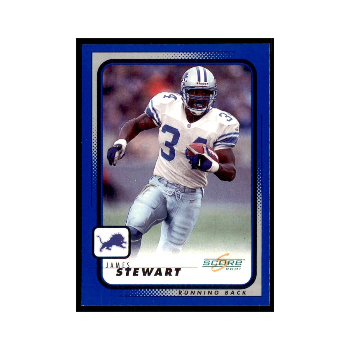 James Stewart 2001 Score #72 Football Cards Football Card NM