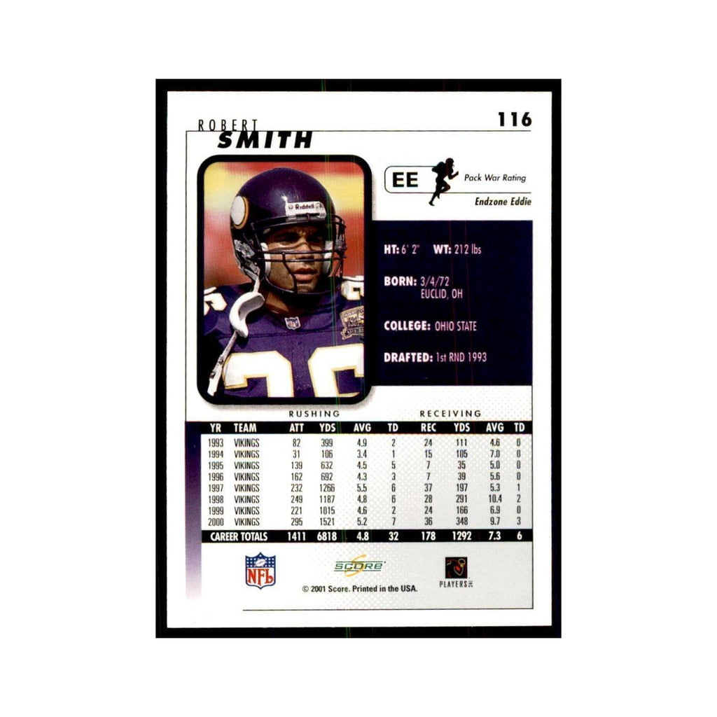 Robert Smith 2001 Score #116 Football Cards Football Card NM