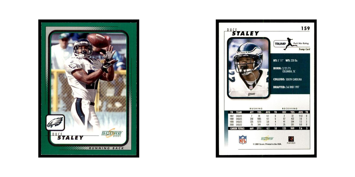 Duce Staley 2001 Score #159 Football Cards Football Card NM
