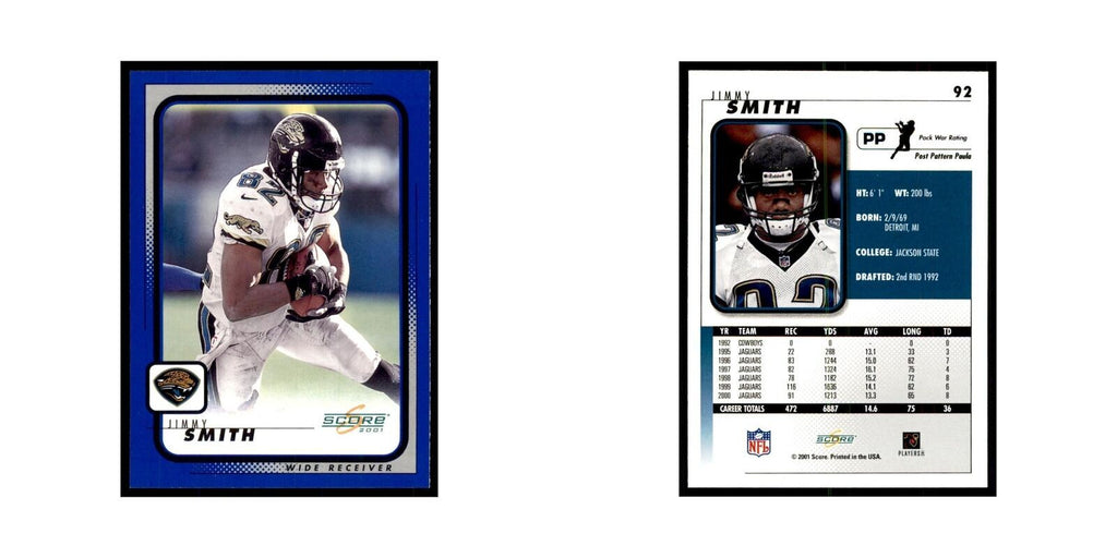 Jimmy Smith 2001 Score #92 Football Card NM