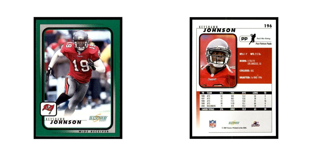 Keyshawn Johnson 2001 Score #196 Football Card NM