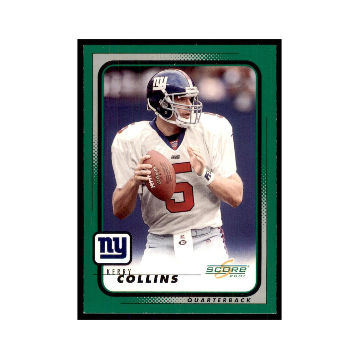 Kerry Collins 2001 Score #137 Football Cards Football Card NM