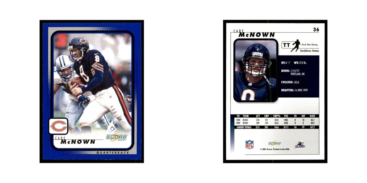 Cade McNown 2001 Score #36 Football Cards Football Card NM